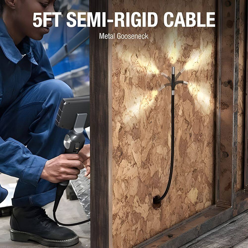 5FT SEMI-RIGID CABLE  
Metal Gooseneck