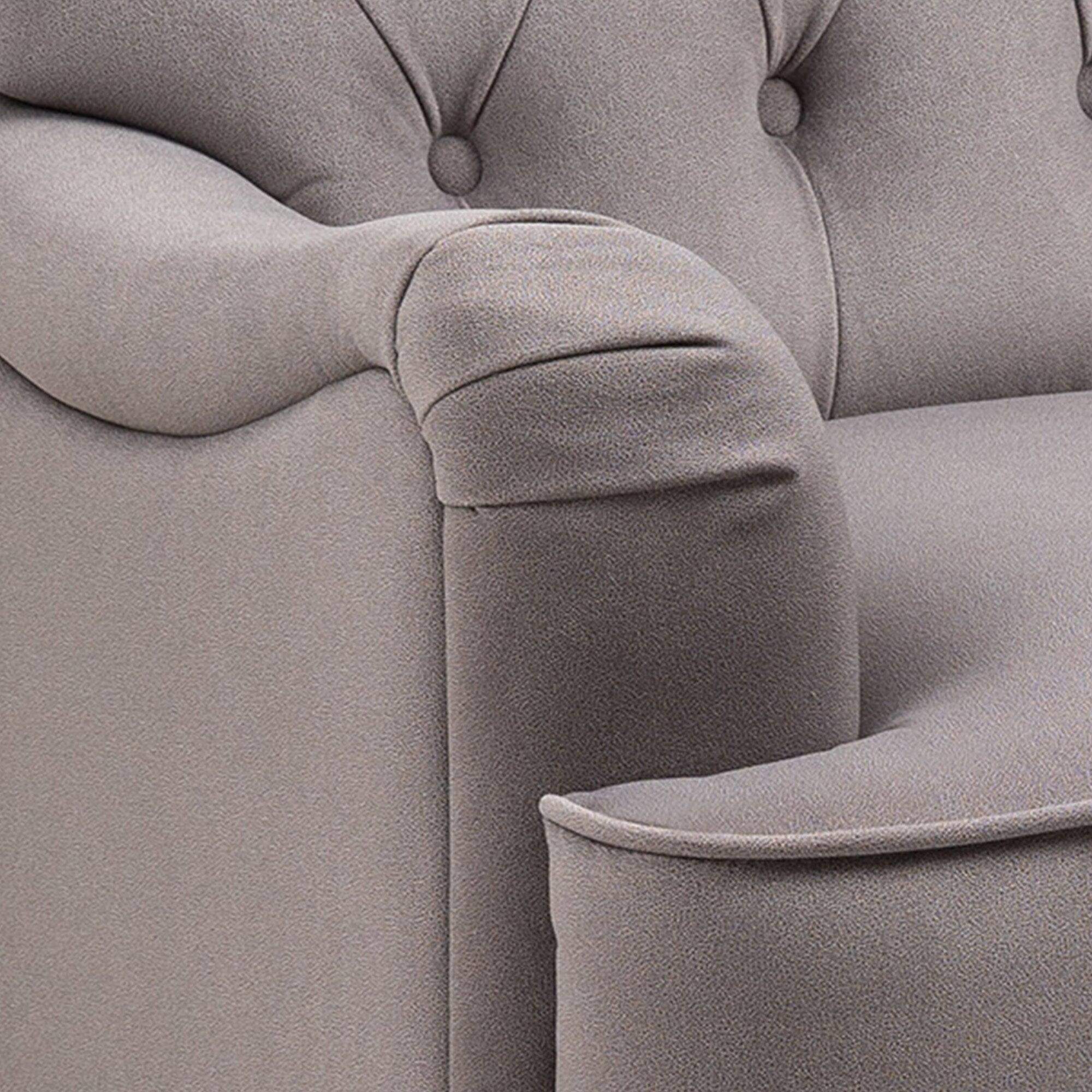 Alt View 7. Boyel Living - 34 in. W Ergonomic High-End Fabric Accent Recliner Chair with Rubber Wooden Legs and Armrests - Gray.