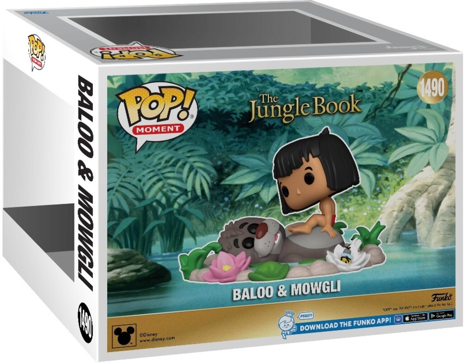 P W eEE PON 1490 The POP! Jungle Book BALOO & MOWGLI MOWGLI BALOO & Funko a Rr - taae ak POP E R" RRP A PSSSTI Geogle APP! AppStore spp 190 Disney DOWNLOAD THE FUNKO www.disney.com