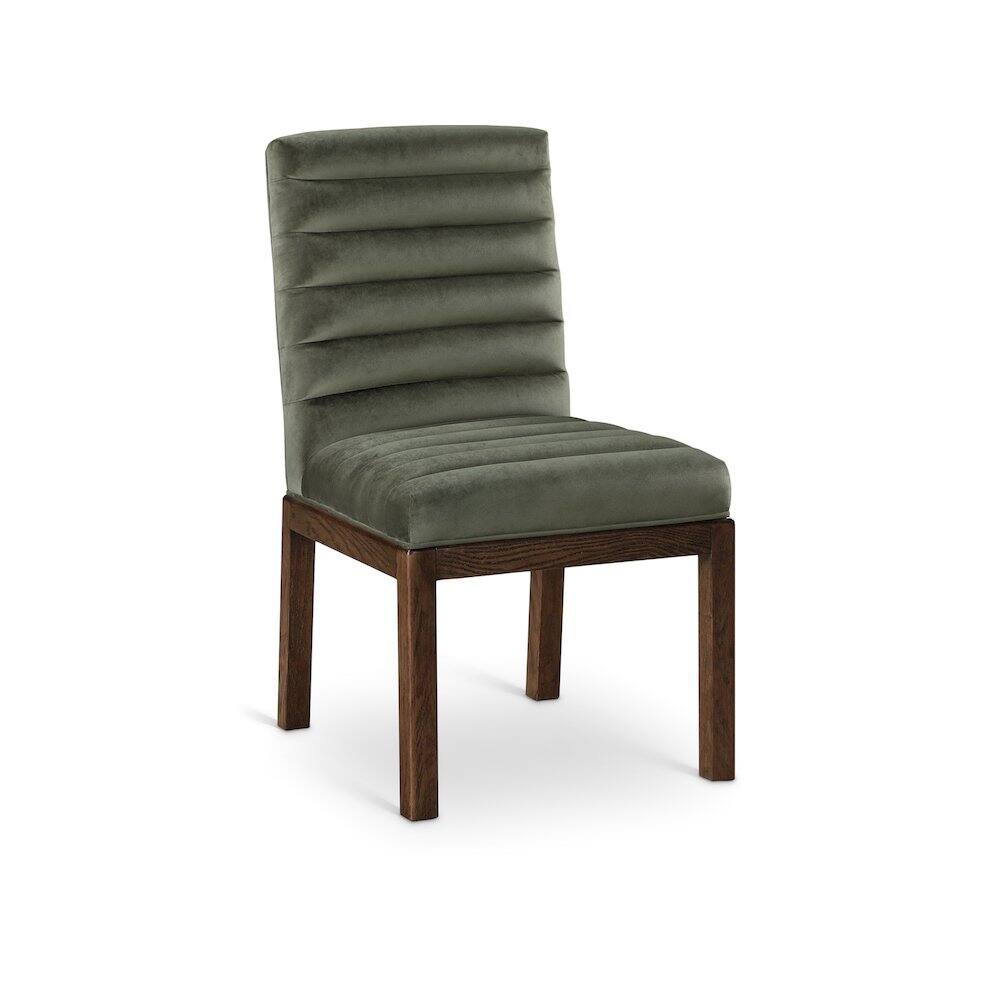 Meridian Furniture - Evelyn Velvet Dining Chair - Green