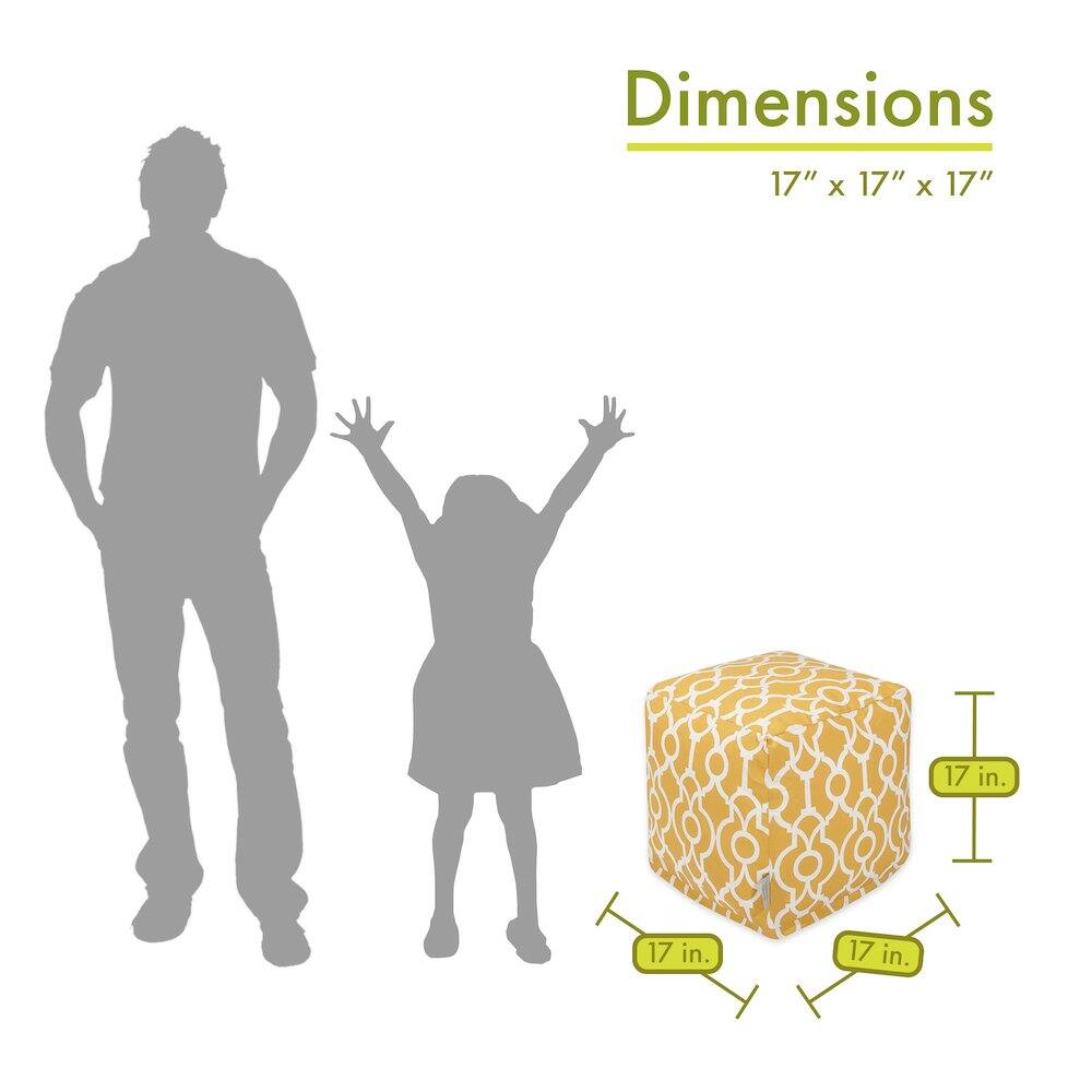 Dimensions: 17" x 17" x 17"  
17 in. x 17 in. x 17 in.