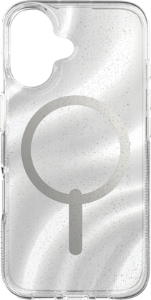 ZAGG - Milan Snap MagSafe Case - iPhone 16 - Silver Glitter