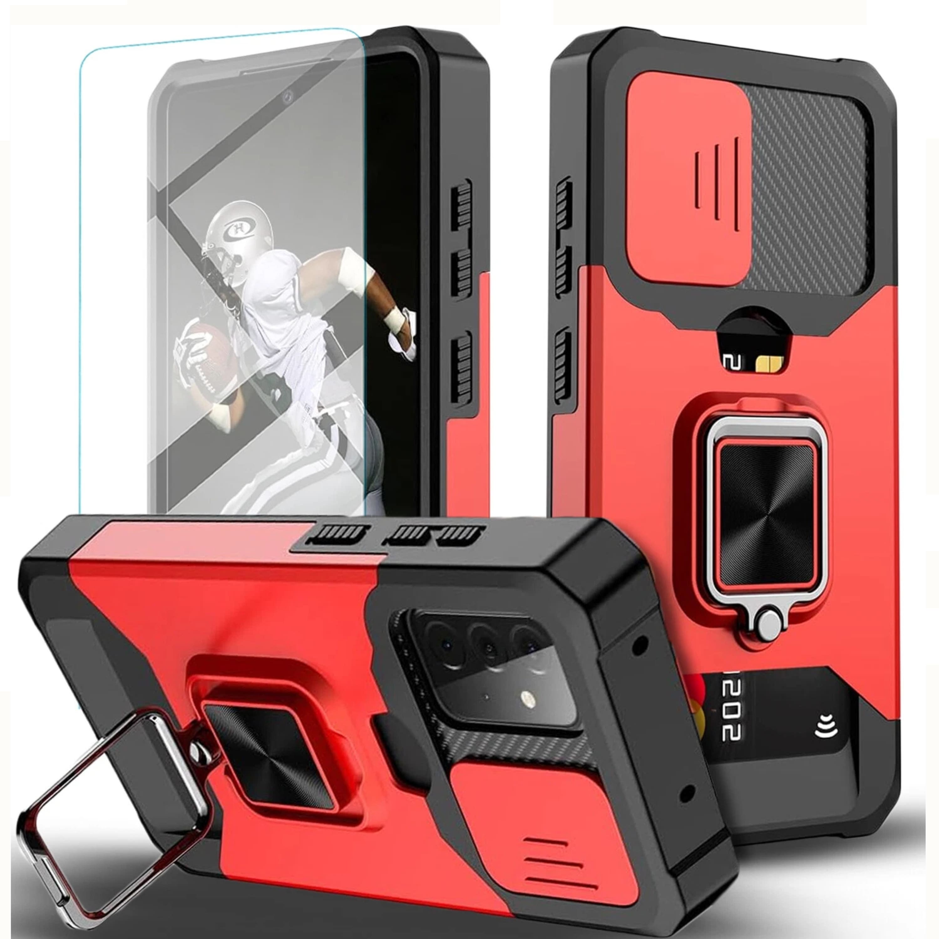 Kitcheniva - Shockproof Case with Camera Cover for Samsung Galaxy A17 5G Case Only - Red price history on PriceWatchPro
