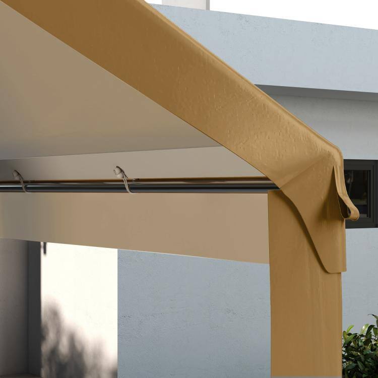 Alt View 7. PULUZ - 10 x 20ft Carport Roof, UV Resistant Canopy Replacement, Fits 84C-378V00 and 84C-206 Series - Beige.