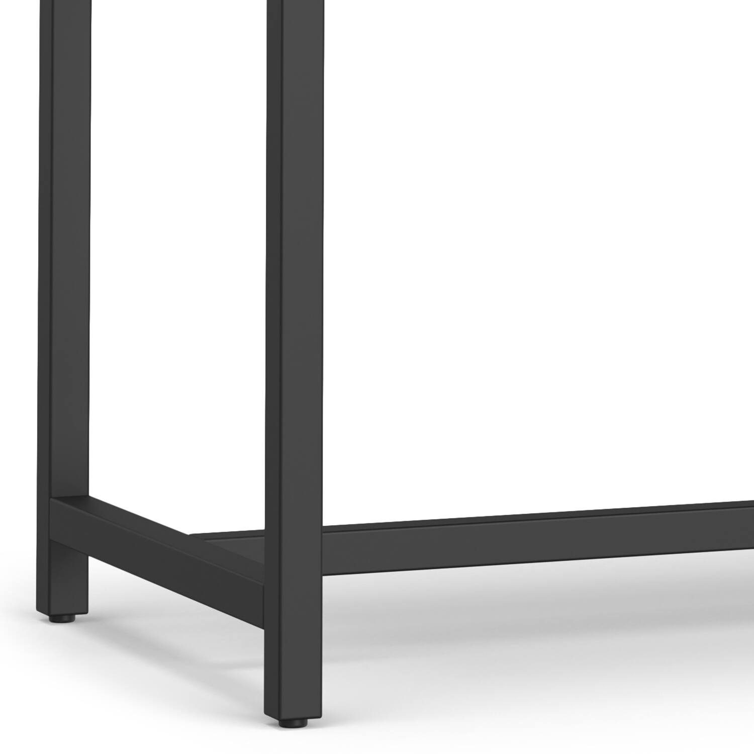 Alt View 8. Simpli Home - Banting SOLID HARDWOOD Modern Industrial 48 inch Wide Small Desk in Walnut Brown - Walnut Brown.