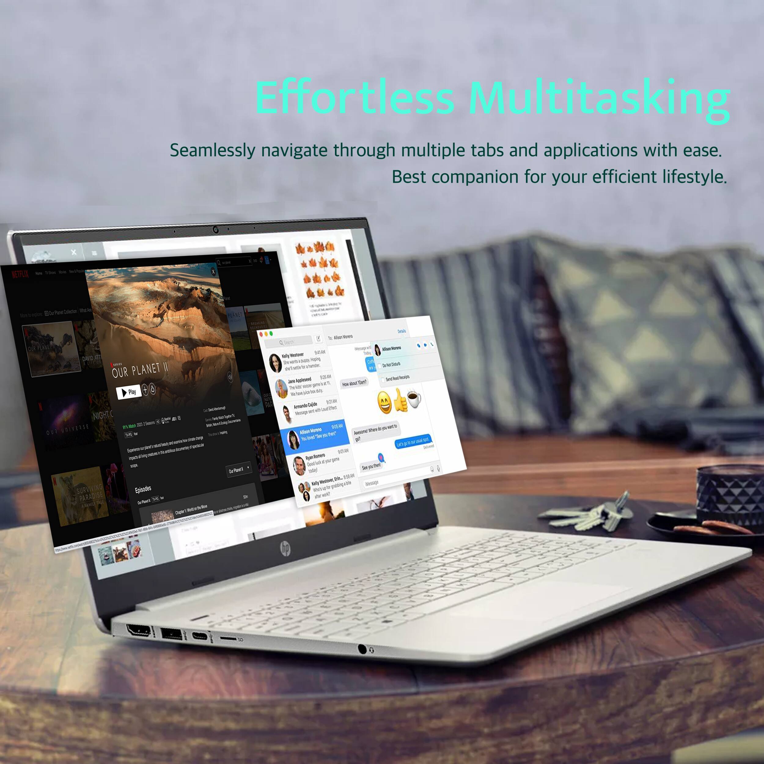 Effortless Multitasking  
Seamlessly navigate through multiple tabs and applications with ease.  
Best companion for your efficient lifestyle.