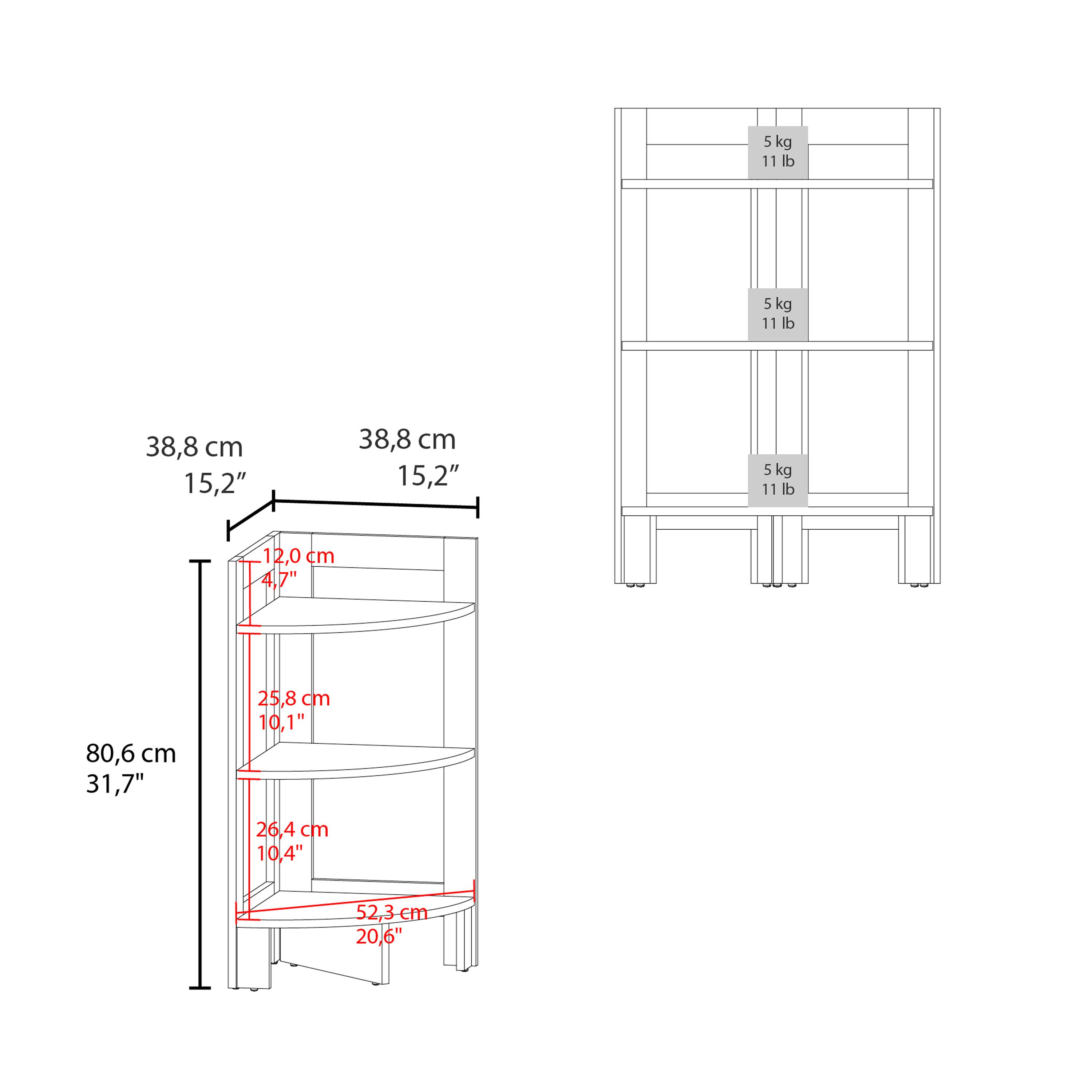 5 kg 11 lb  
5 kg 11 lb  
5 kg 11 lb  

38,8 cm 15,2"  
38,8 cm 15,2"  

12,0 cm 4,7"  
25,8 cm 10,1"  
26,4 cm 10,4"  
52,3 cm 20,6"  

80,6 cm 31,7"