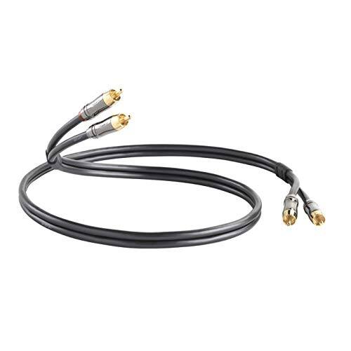 Alt View 6. QED - QED Performance Audio Interconnect – 0.6m, Graphite - "NA".
