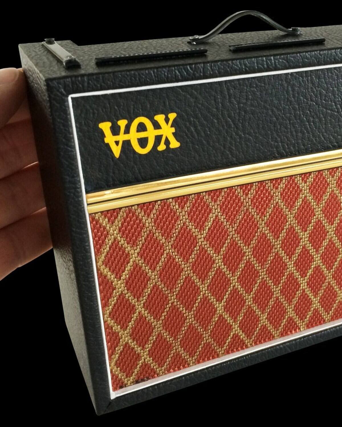 Alt View 1. Axe Heaven - Axe Heaven -Beatles - VOX AC30 Single Vintage Amp Mini Guitar Amplifier Replica Collectible   - Collectibles - Multicolor.