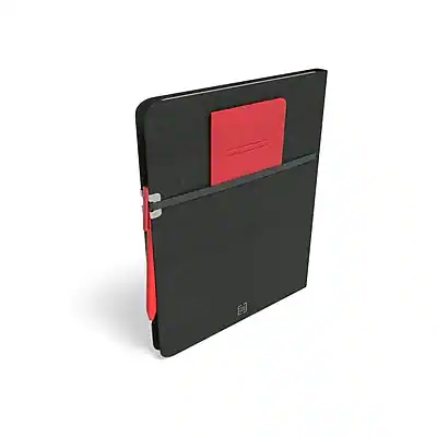 Alt View 6. TRU RED - Large Mastery with Pocket Journal/Red - Black/Red.