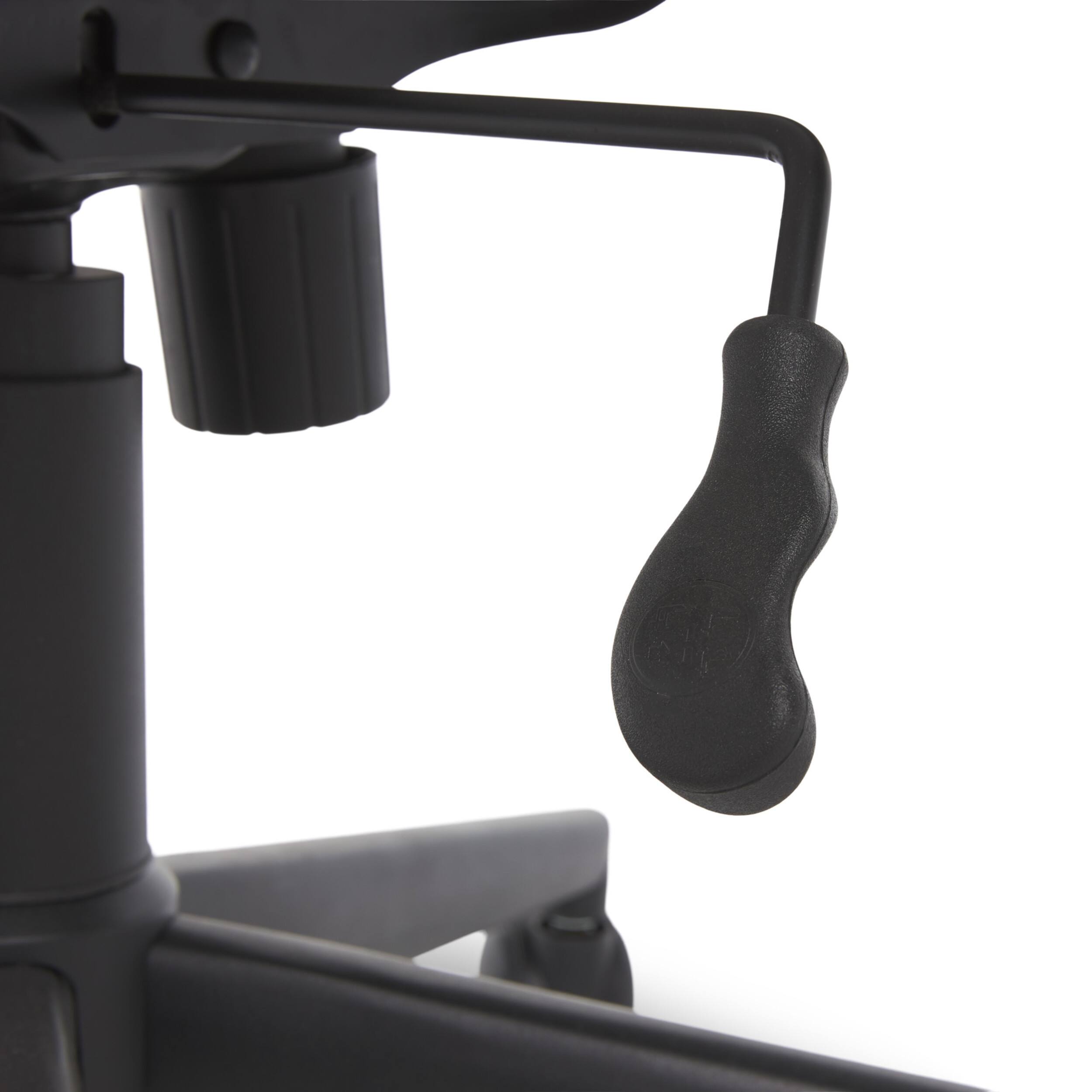 Alt View 14. Serta - Connor Upholstered Executive High-Back Office Chair with Lumbar Support - Bonded Leather - Gray.