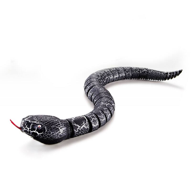 Alt View 4. Topteng - USB Rechargeable Remote Control Rattlesnake Toy - Real Slithering Motion,Retractable Tongue&Tail,for Pranks & Halloween​.