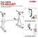 PULL KNOB TO ADJUST, PULLING OUT THE KNOB MAKES IT EASY TO ADJUST THE HEIGHT AND WIDTH, 5 CORE, ADJUSTABLE HEIGHT, ADJUSTABLE WIDTH