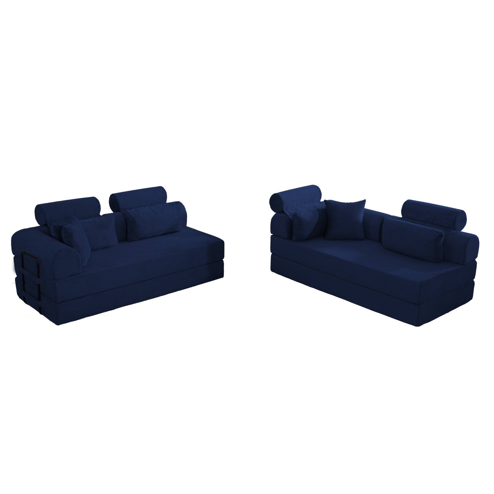 Photo inspiration: Minimalist Space Efficient Sofa Beds Reference: Anysun L Shape Corduroy Modular Sectional Sofa Minimalist Compressed
