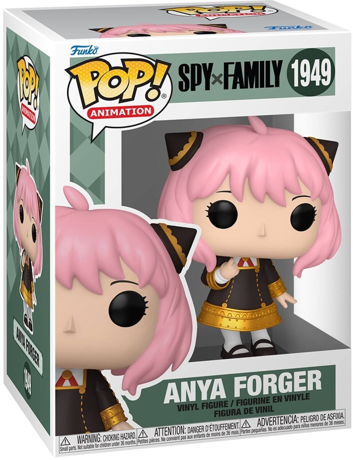 TOOPY FT Tonli  Funko M POP! SPY X FAMILY 1949 R AMATI ANIMATION ANIA FORGER A ANYA FORGER VINYLE FIGURINE EN FIGURE / VINYL DE VINIL FIGURA DE ASFIXIA, ADVERTENCIA: PELIGRO DE ASFIXIA. Partes pequeas. No es adecuado para niños menores de 36 meses. ATTENTION: DANGER D'ETOUFFEMENT. Parts pequenas. Not suitable for children under 36 months. CHOKING HAZARD. Small parts. Petites pieces. Ne convient pas aux enfants.