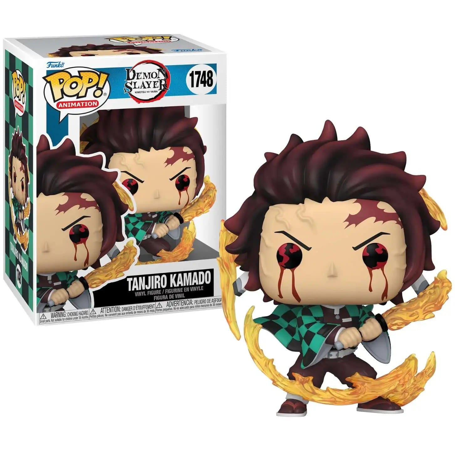 Funko Pop! Demon Slayer: Tanjiro Kamado (Sun Breathing) - Multicolor