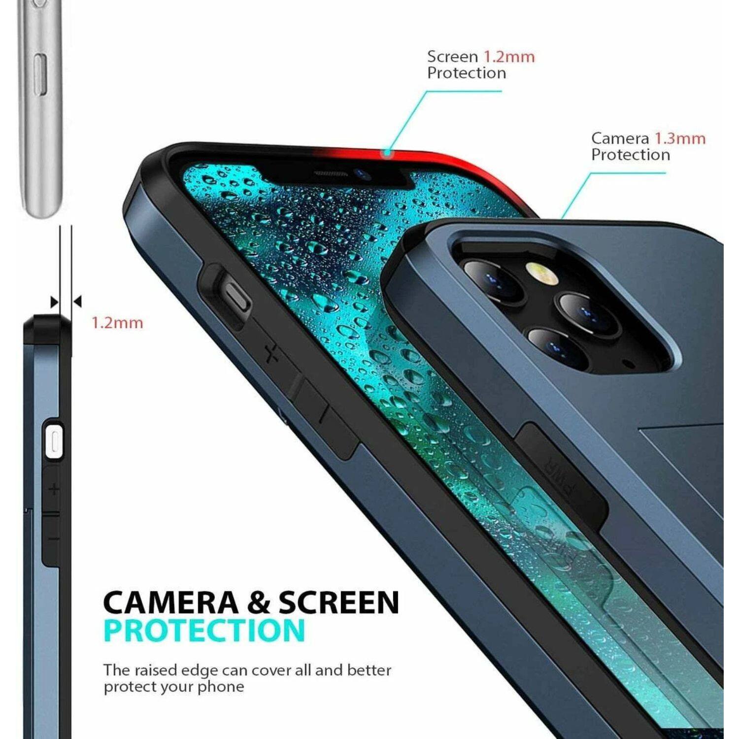 Screen 1.2mm Protection  
Camera 1.3mm Protection  

1.2mm  

CAMERA & SCREEN PROTECTION  

The raised edge can cover all and better protect your phone