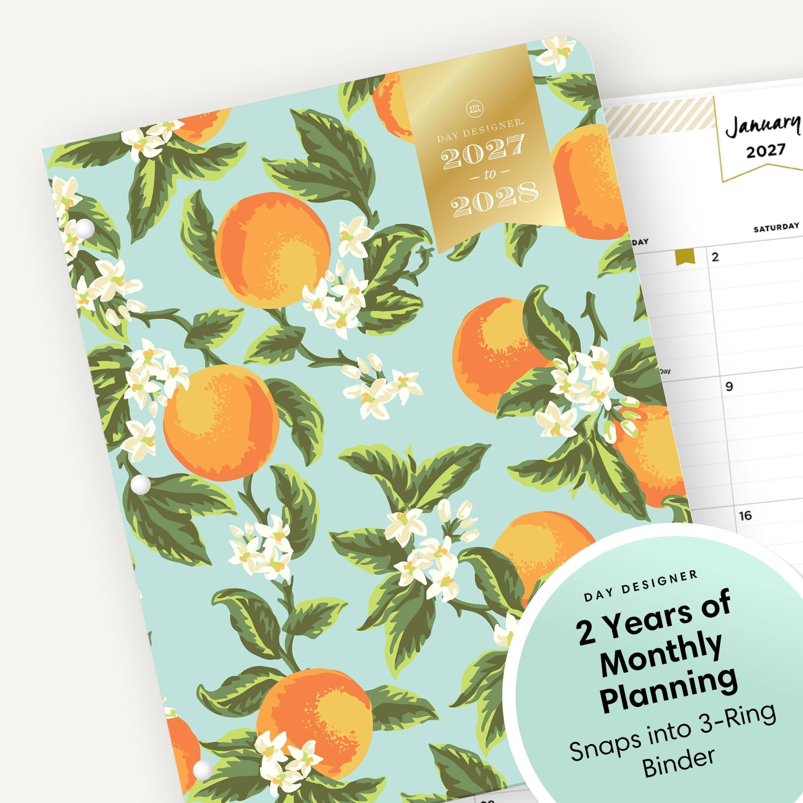 M DAY DESIGNER. 2027 -to- 2028

DAY
January 2027 SATURDAY 2
Day
9
16

DAY DESIGNER
2 Years of Monthly Planning into 3-Ring Snaps Binder