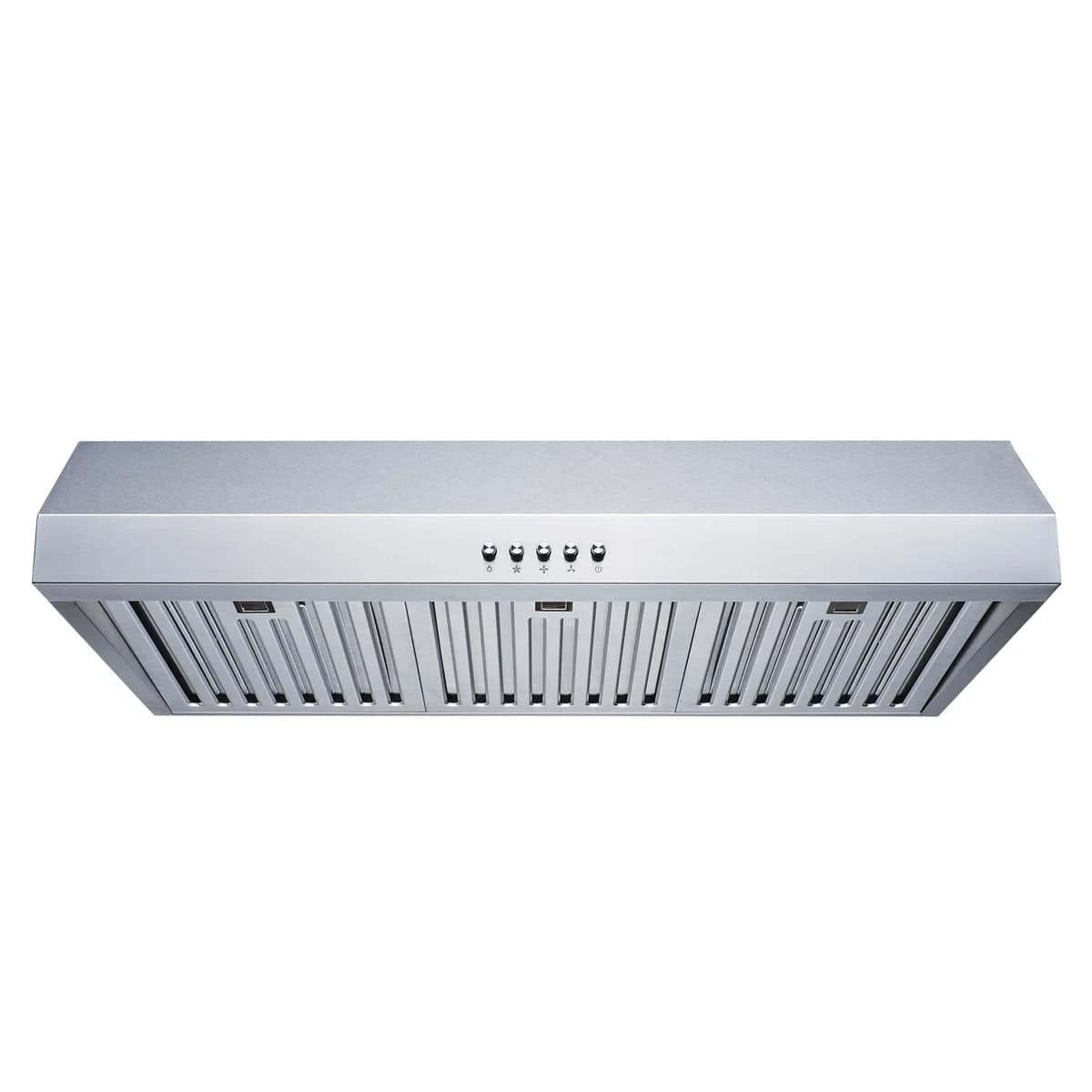 Front. Winflo - Winflo 30 inch Convertible 500-CFM Stainless steel Under Cabinet Range Hood - Stainless Steel.