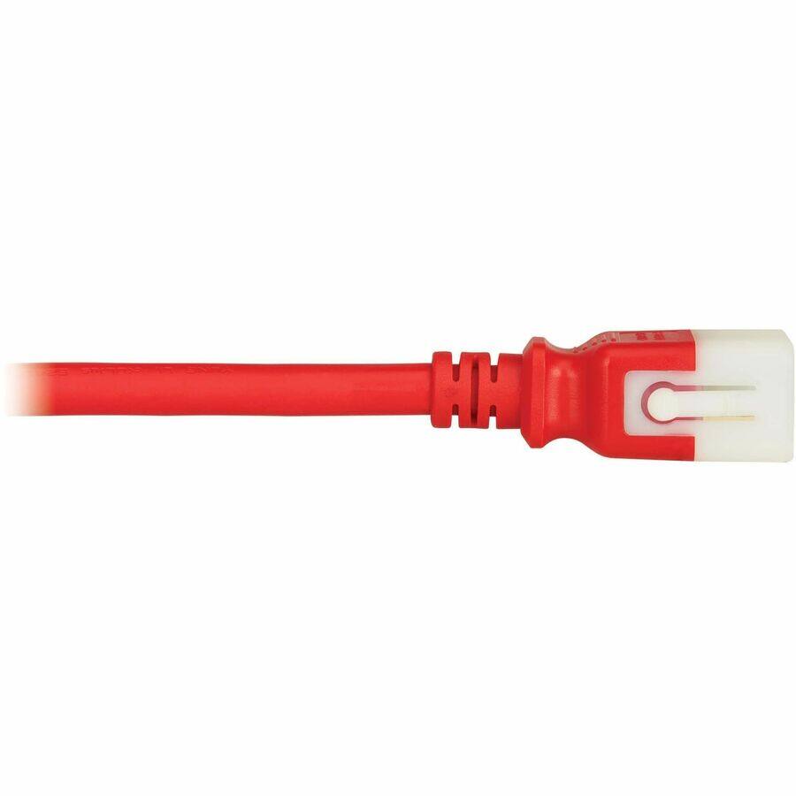 Alt View 1. Tripp Lite - PDU POWER CORDS C19 P-LOCK C20 HEAVY-DUTY 20A 12AWG 3FT RED 6 PACK - Red.