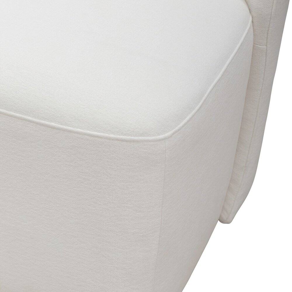 Alt View 3. Liberty Furniture Industries - Accent Dining Chair with Castors - Rounded Back - Ivory Upholstry - White.