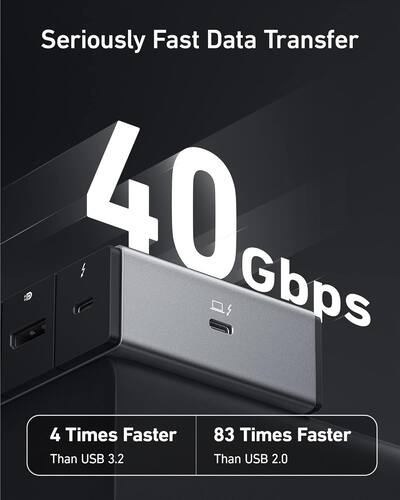 Anker 778 Thunderbolt Docking Station (12 in 1, Thunderbolt 4 Anker 778 Thunderbolt Docking Station (12 in 1, Thunderbolt 4