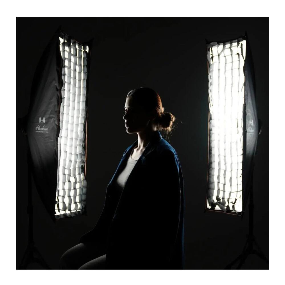 Angle. Harlowe - Harlowe Quick Release Softbox Set 1x4ft / 2x3ft (30x120 / 60x90).