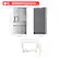 LG Refrigerator Dimensions
- Height (H): 70 3/8"
- Width (W): 35 3/4"
- Depth (D): 34 3/8"
- Clearance (C): 2"
- Clearance (C): 1/8"
- Clearance (C): 1/8"
- Depth (D): 48 1/2"
