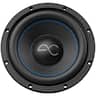 AudioControl - Spike Series 8” Single-Voice-Coil 2-Ohm High-Performance Subwoofer - Black/Blue