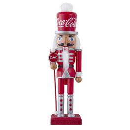 Kurt S Adler - Kurt S. Adler Red Coca-Cola Nutcracker 10 in. (Case of 12) - Multicolored