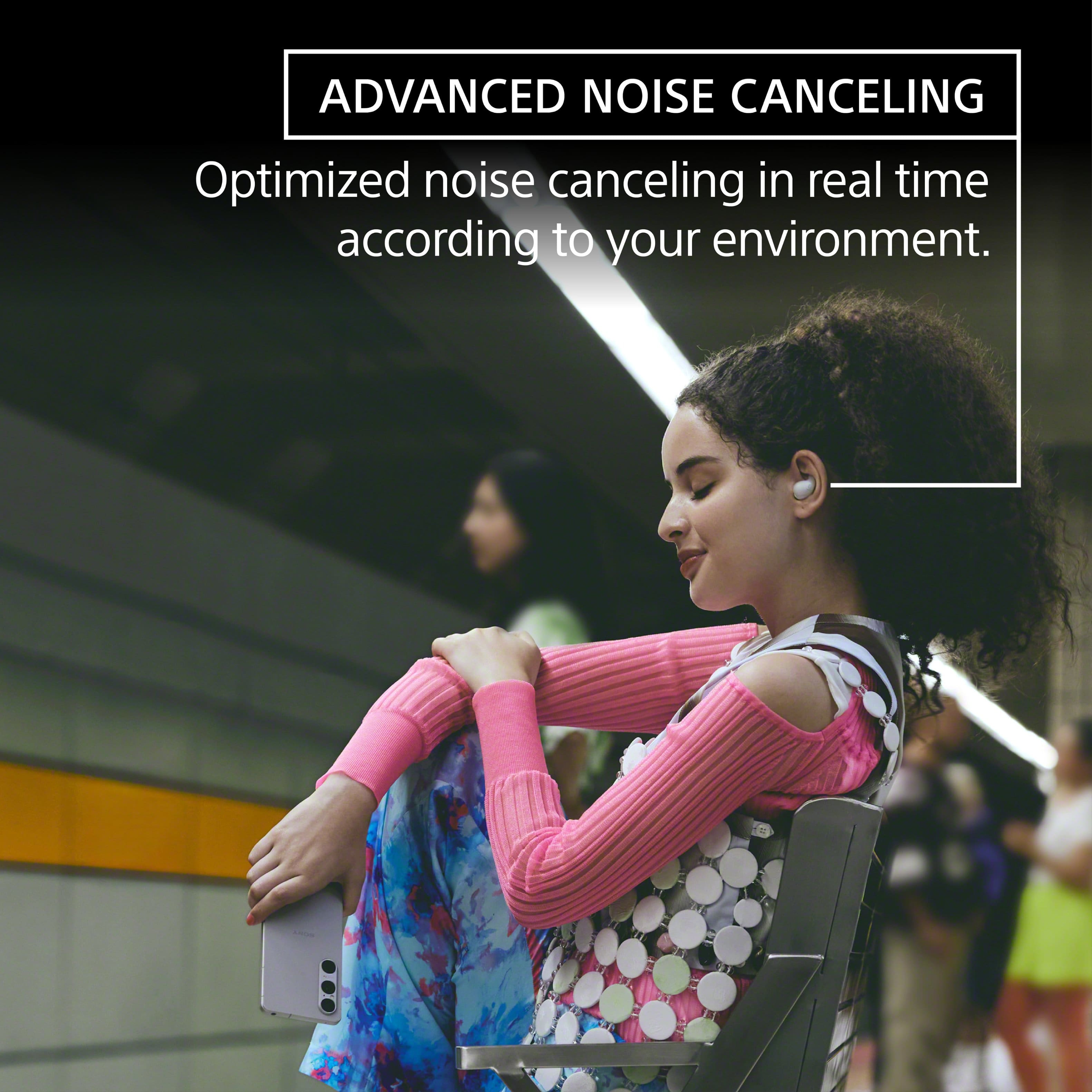 Advanced Noise Canceling: Optimized noise canceling in real time according to your environment.