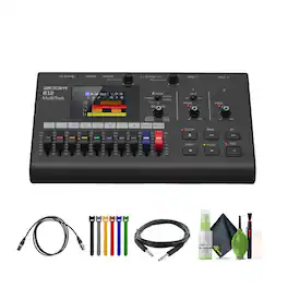 Zoom - Digital Multitrack Recorder (R12), Balanced Interconnect, Bundle