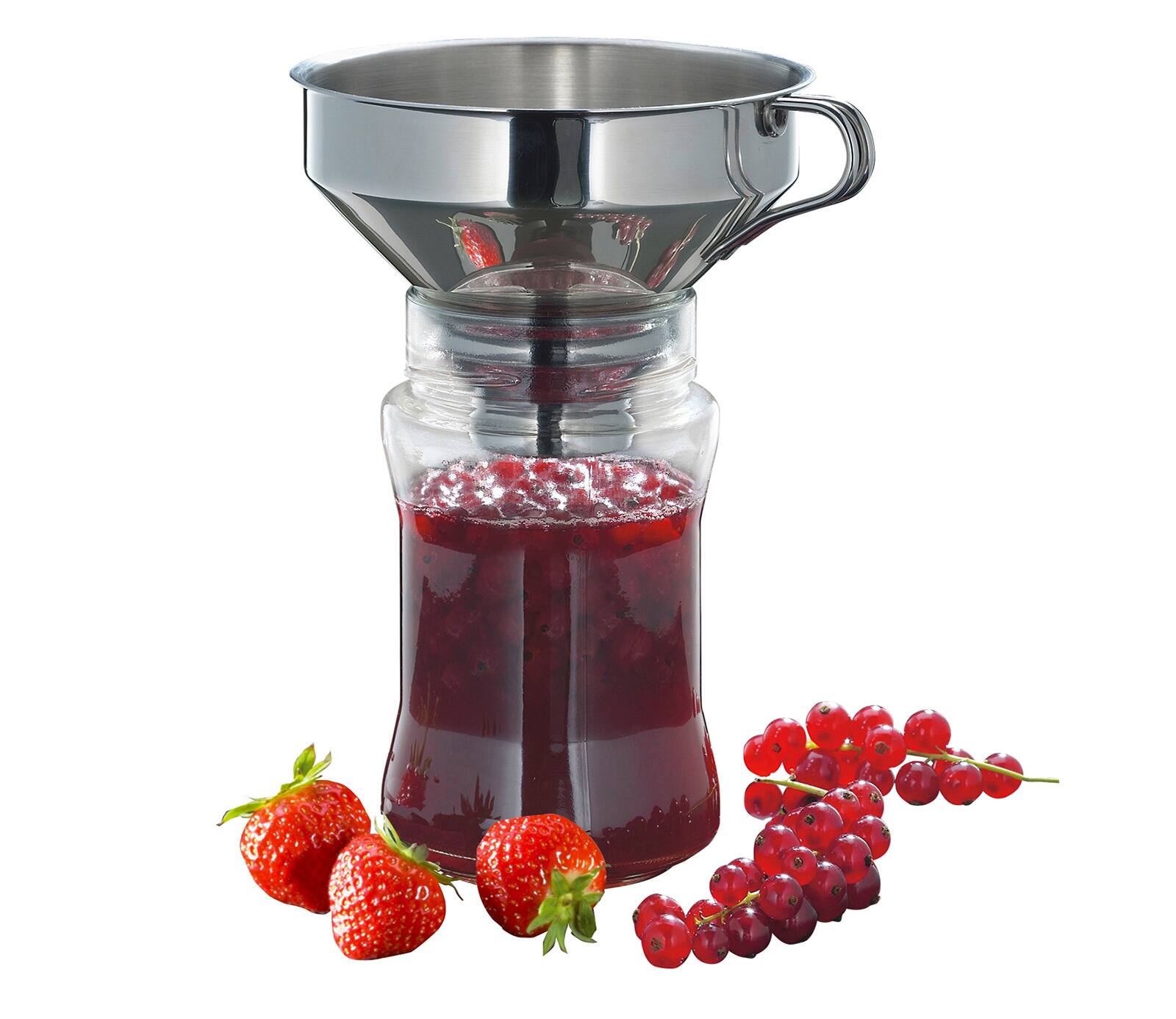 Alt View 3. Kuchenprofi - Funnel with Mesh Filter, Stainless Steel, 5-Inch Diameter - Silver.