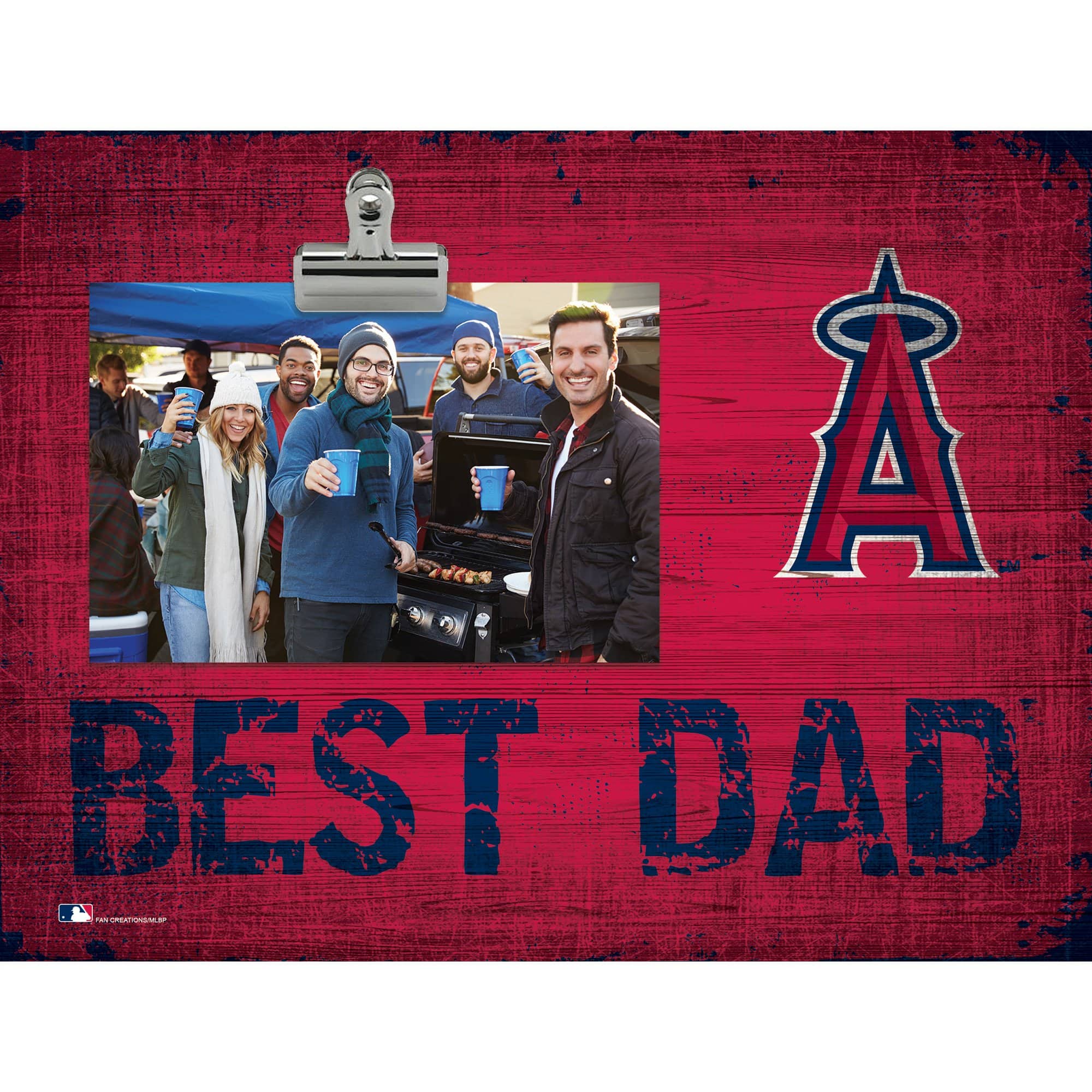 Fan Creations - Los Angeles Angels 8'' x 10.5'' Best Dad Clip Frame - Multicolor price history on PriceWatchPro