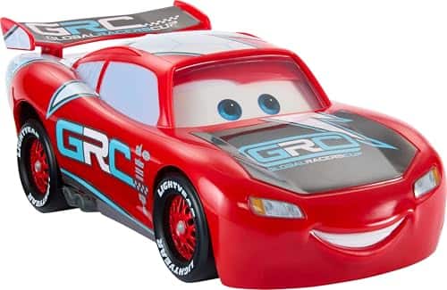 DORLUKFU - Mattel Disney and Pixar Cars Lightning McQueen Toy Vehicle & Accessories, Global Racers Cup Drift & Race Car with 2