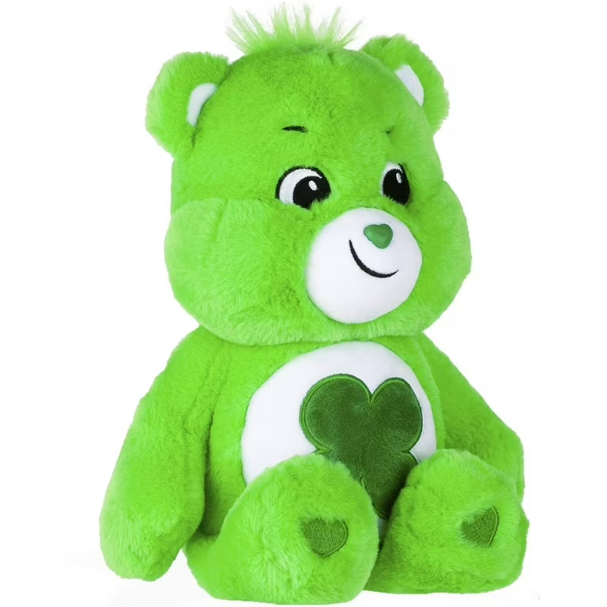 Alt View 1. Care Bears - Care Bears Good Luck Bear Medium Plush - 14 Inch Classic Stuffed Animal - Green.