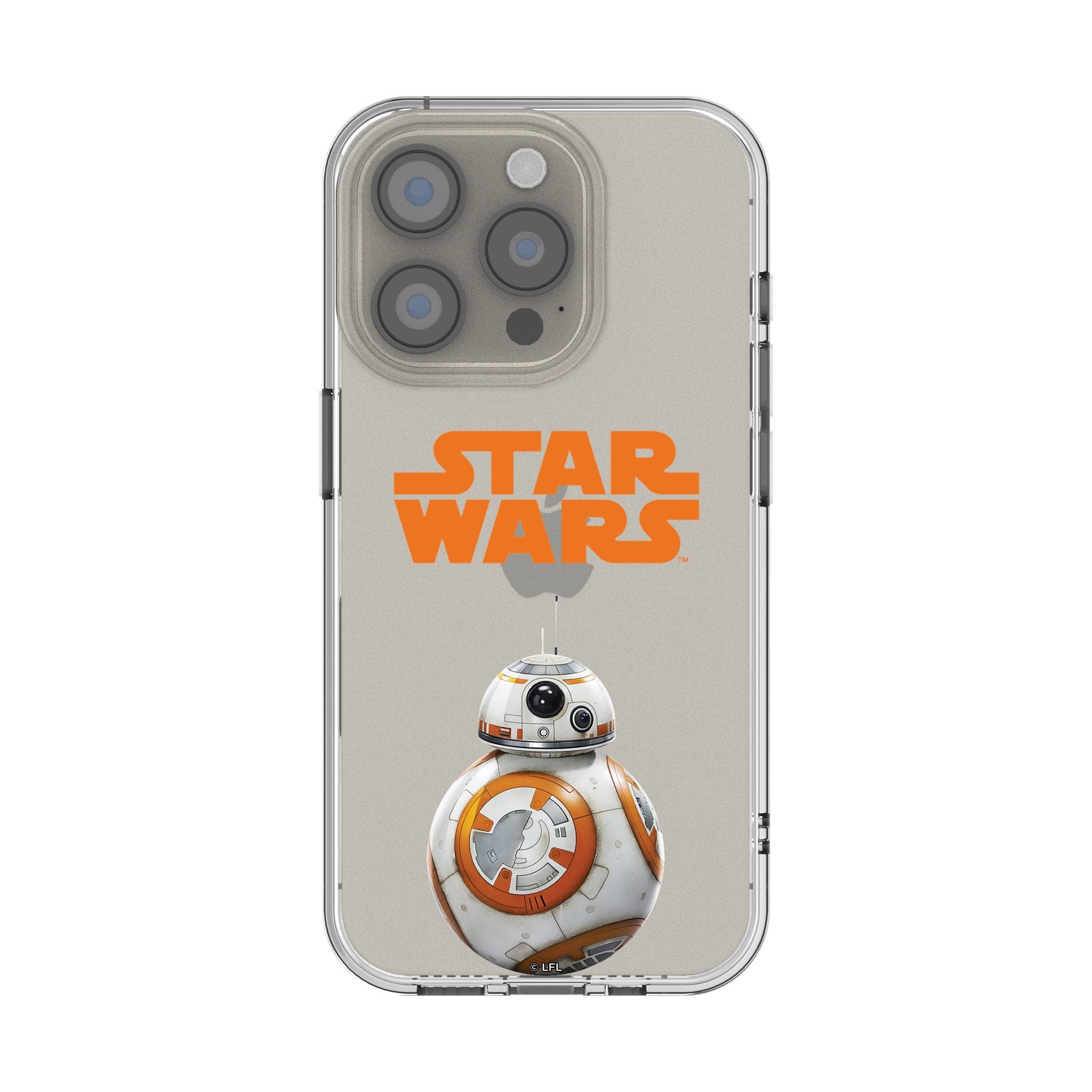 Keyscaper - Star Wars: The Force Awakens Color Block Clear Phone Case - Apple iPhone 16 Pro Max - BB-8