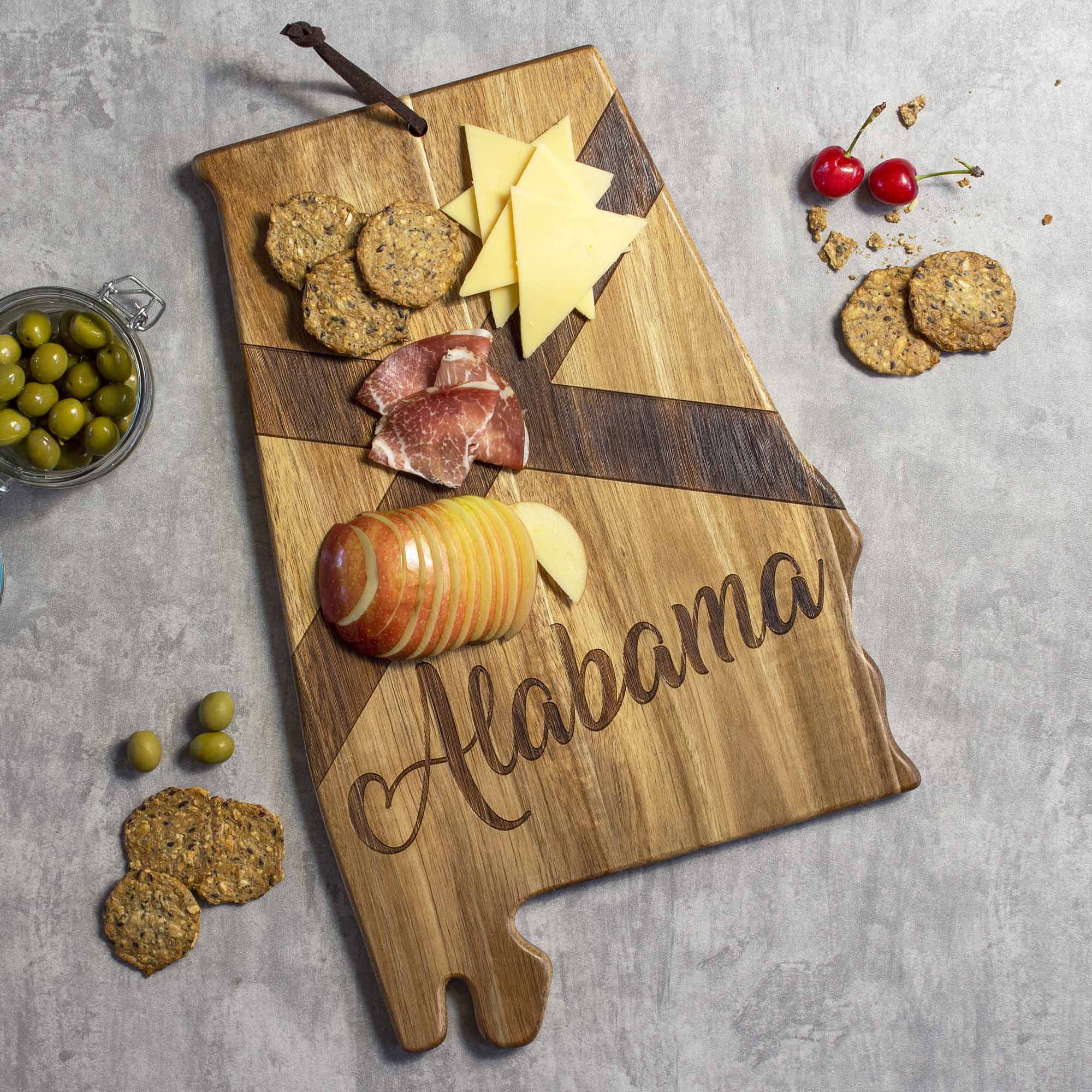 Angle. Rock & Branch - Origins Series Alabama Cutting Board.