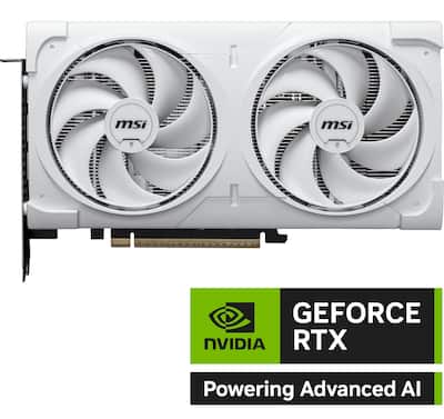 MSI NVIDIA GeForce RTX 5060 Ti 16G VENTUS 2X OC PLUS 16GB GDDR7 MSI NVIDIA GeForce RTX 5060 Ti 16G VENTUS 2X OC PLUS 16GB GDDR7