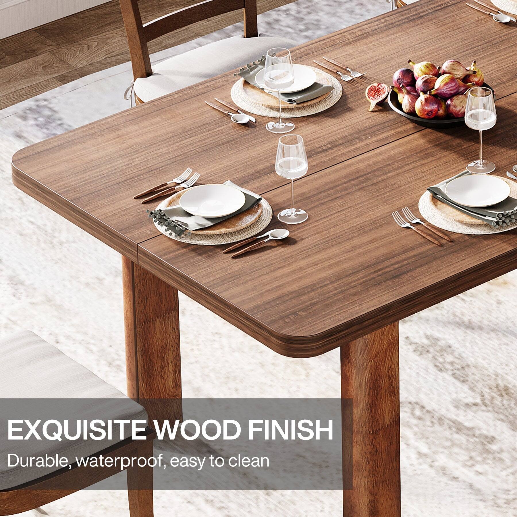 EXQUISITE WOOD FINISH  
Durable, waterproof, easy to clean