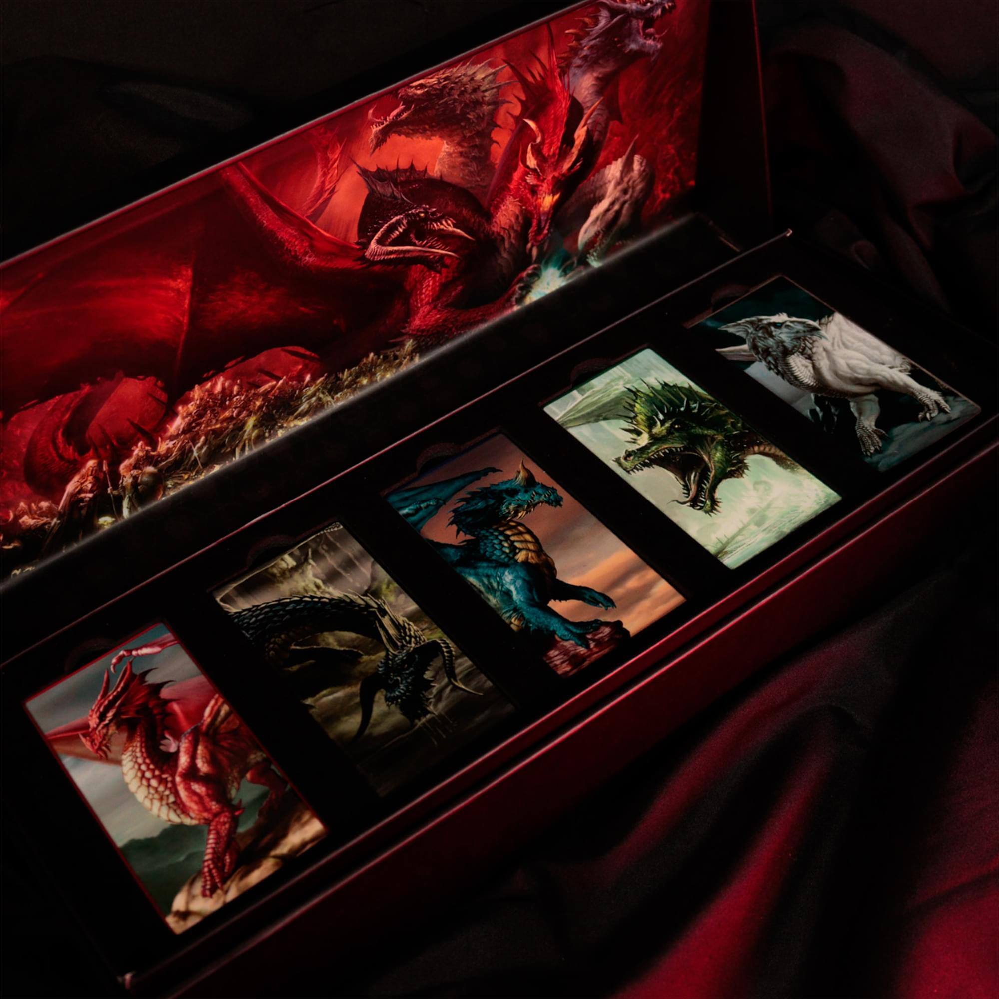 Alt View 4. Dungeons & Dragons - Dungeons & Dragons Chromatic Dragons 5-Piece Ingot Set - Multicolored.