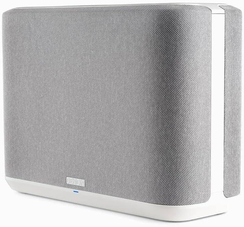Angle. Denon - Denon Home 250 White Built In Heos Wireless Bluetooth Speaker with an Additional 1 Year Extended Amber Protection (2020) - White.