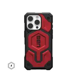 UAG - Monarch Pro Series Case with Magsafe for Apple iPhone 16 Pro - Crimson