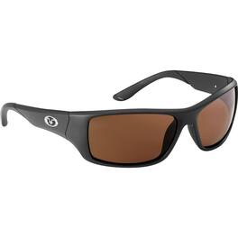 Flying Fisherman - Triton Polarized Sunglasses - Matte Black/Vermillion