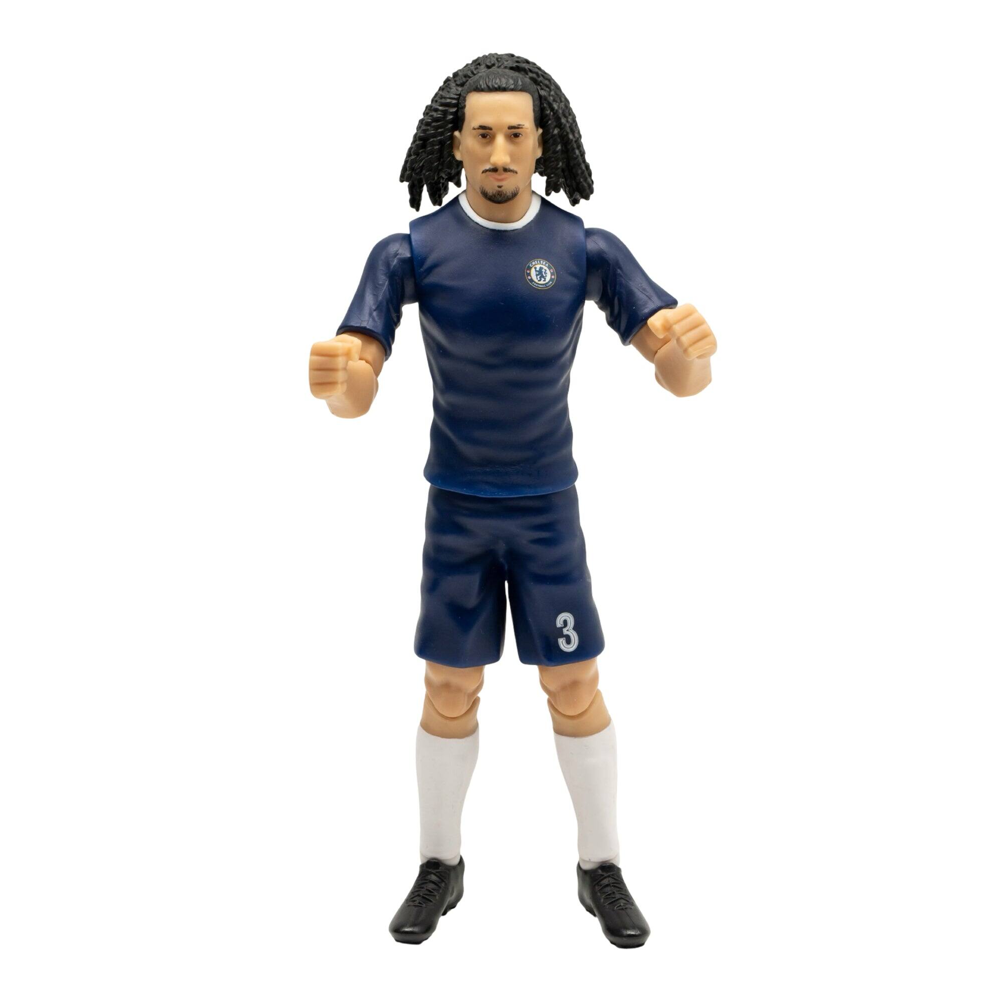 Alt View 3. Banbo Toys - Banbo Toys SOCKERS Chelsea Marc Cucurella 8" Collectible Soccer Action Figure.