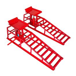 Ropilly - Hydraulic Car Ramps 11000LBS Adjustable High Lift Oil Change Ramps