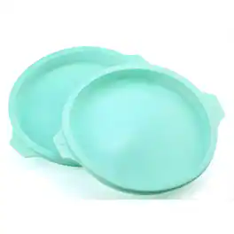 Kitcheniva - 8" Silicone Bakeware Round Cake Pan 2 Pcs