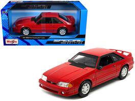 1993 Ford Mustang SVT Cobra "Special Edition" Series 1/24 Diecast Model Car by Maisto - Red