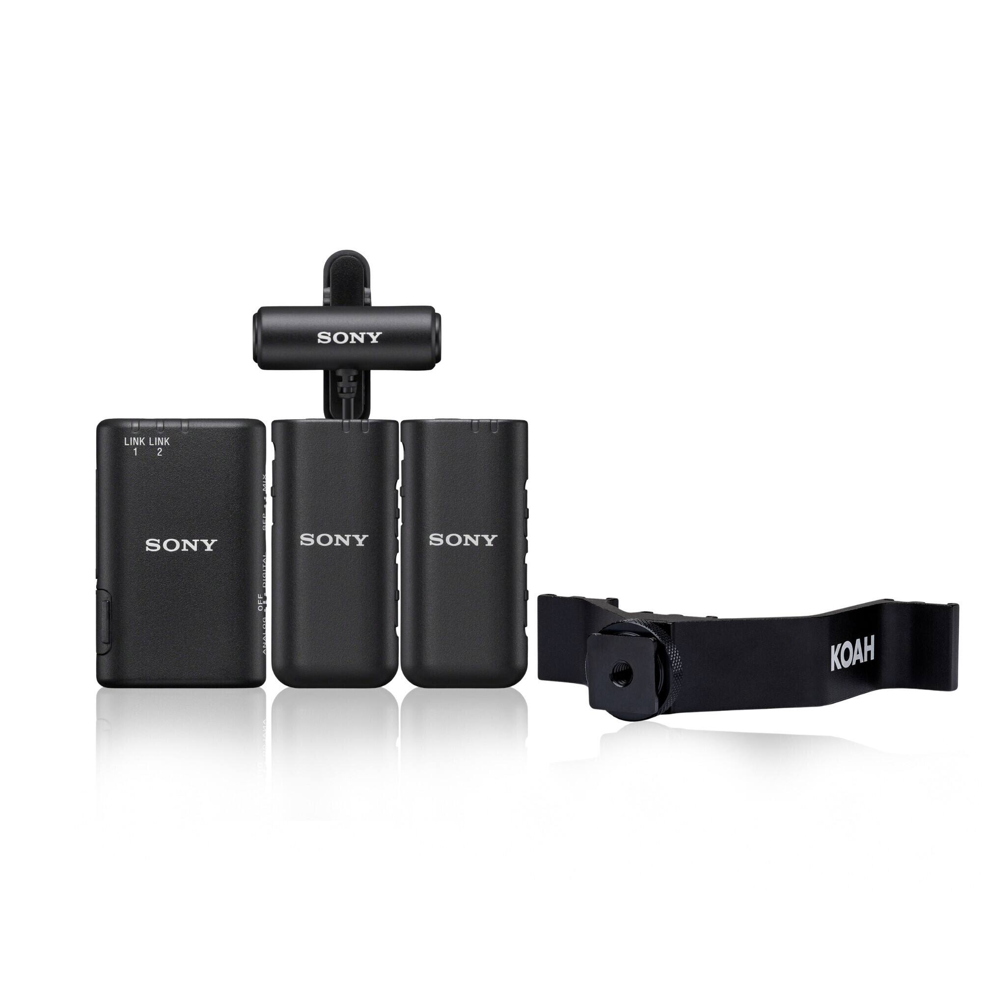 Sony - ECM-W3 2-Person Wireless Microphone System with Multi Interface Shoe - ECMW3-2ECMLV1