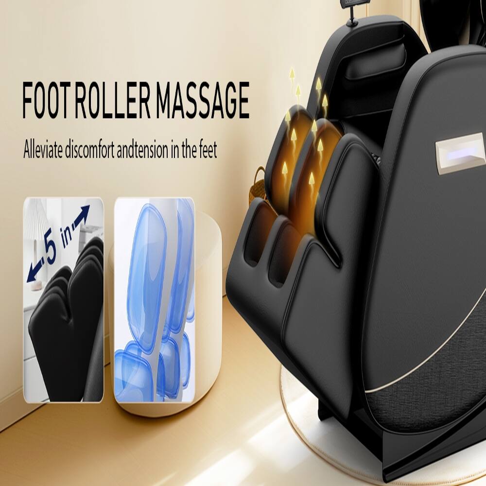 FOOT ROLLER MASSAGE  
Alleviate discomfort and tension in the feet